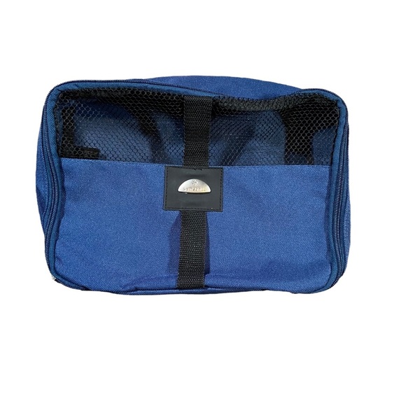 Samsonite Toiletry Travel Bag‎ Small Zipper Cover Carry On Pouch Cosmetic Case - Picture 1 of 3